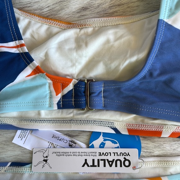 CUPSHE bikini multi color size L New With Tags ! Never worn - Picture 5 of 6